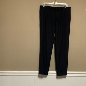 PRADA Men’s Classic Straight Leg Dress Pants Navy 46R Tailored Quiet Luxury